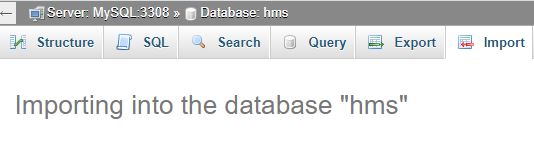 Setup Default DB